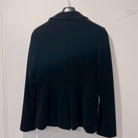 Black Velour Blazer | Tristan & Iseut | XL - Picture 3 of 10
